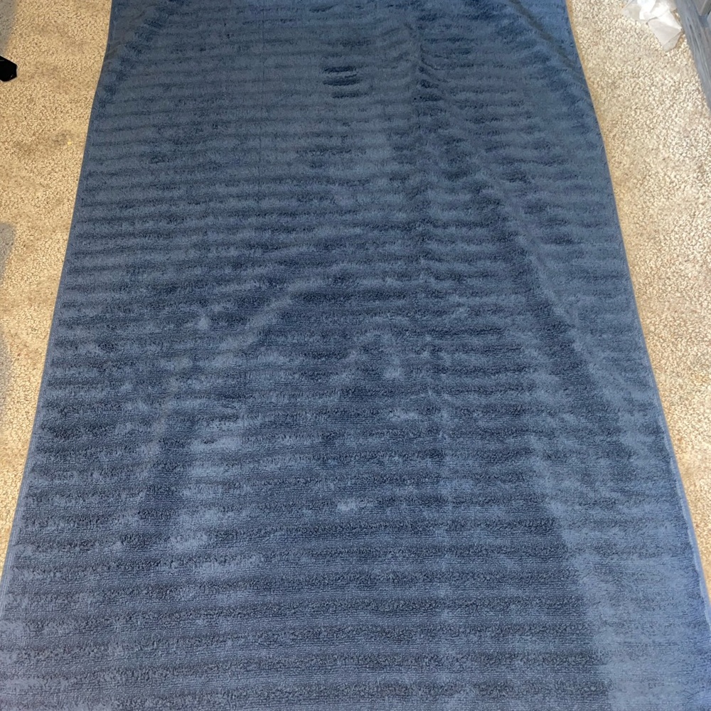 Blue towels